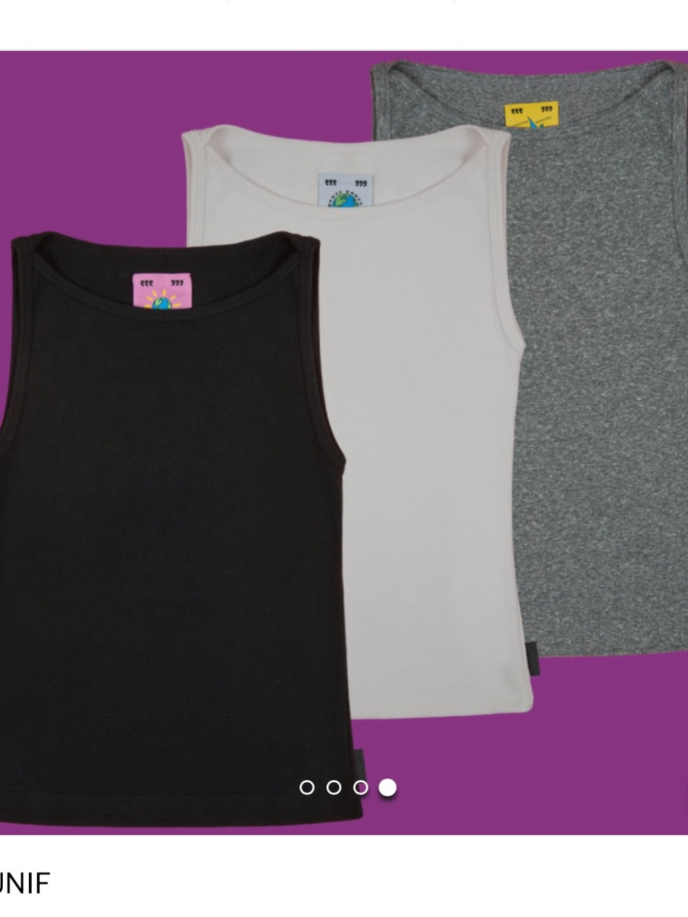 UNIF Wide Tank 3-Pack